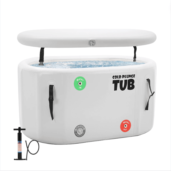 185 Gallons Cold Plunge Tub for Athletes Inflatable Ice Bath Tub for Recovery and Cold Water